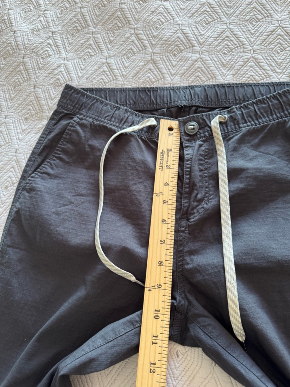 VUORI Women's Ripstop DuraTerra Pant Charcoal Gray  Size Medium - Picture 12 of 15